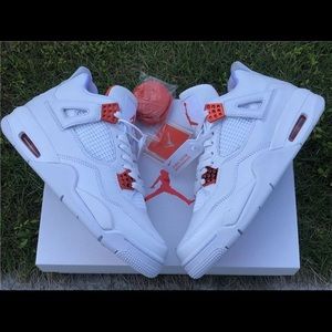 Air jordan 4 metallic Red